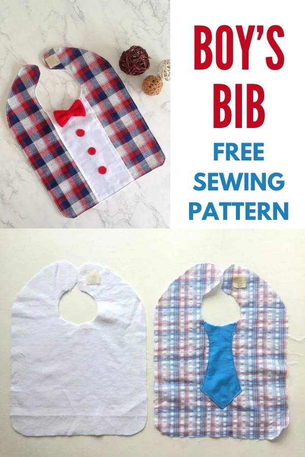 Boy’s Bib Sewing Pattern Free & Tutorial - Sew Modern Kids